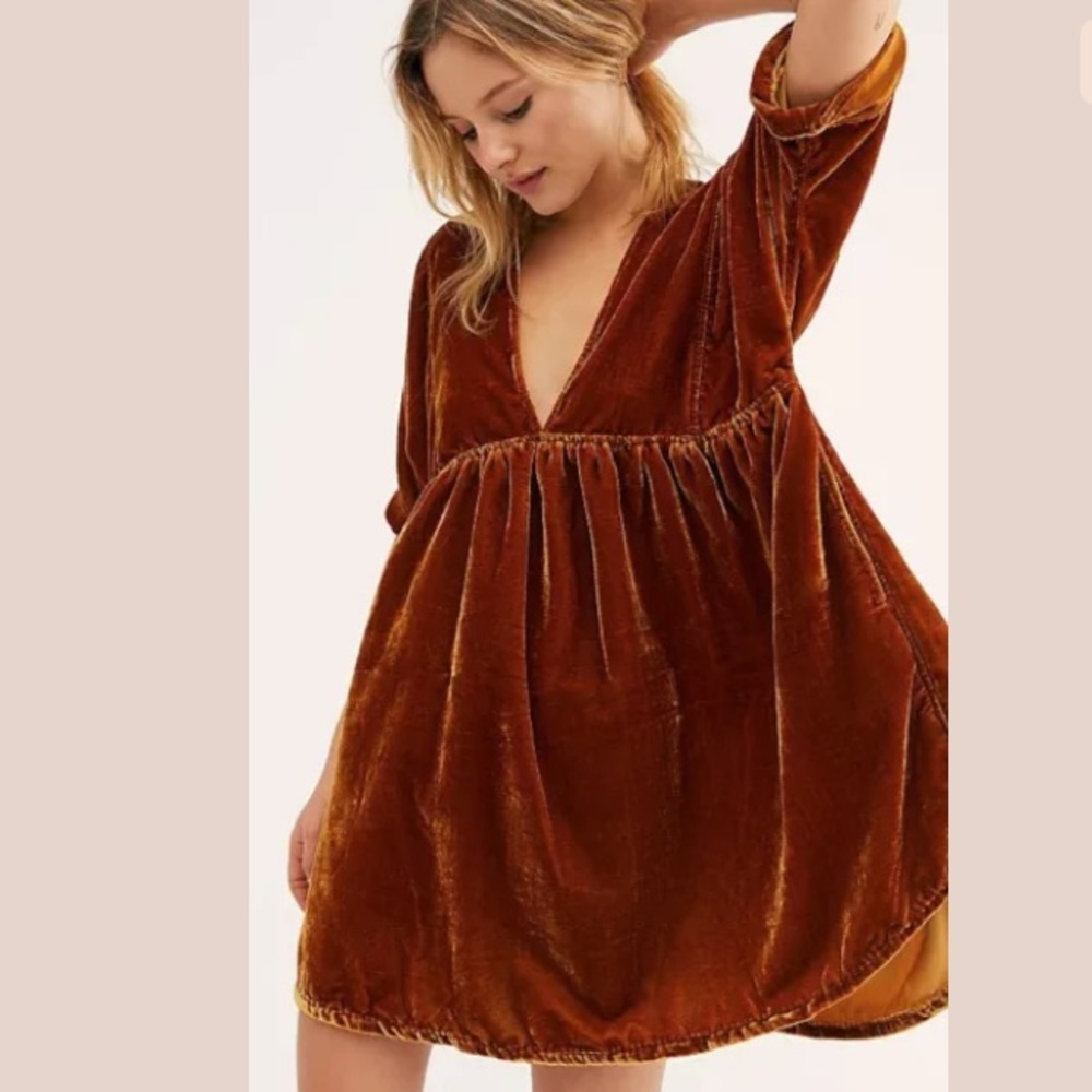 NWT Free People Ivy tunic dress - dessert